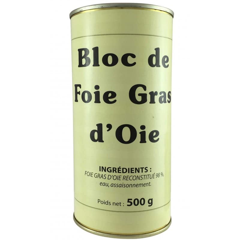 Bloc de foie gras d'oie - 500g - Élevage des Granges